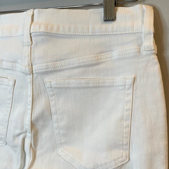 J.Crew 1996 Slim Wide Leg Jean Denim Vacation Holiday Date Trip CH680 White 26 - Picture 10 of 16